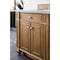 James Martin Vanities Bristol 72in Double Vanity, Saddle Brown w/ 3 CM Carrara Marble Top 157-V72-SBR-3CAR - alternate 2